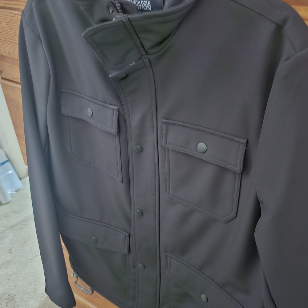 Kenneth Cole Black Corduroy Jacket New No Tag Size M